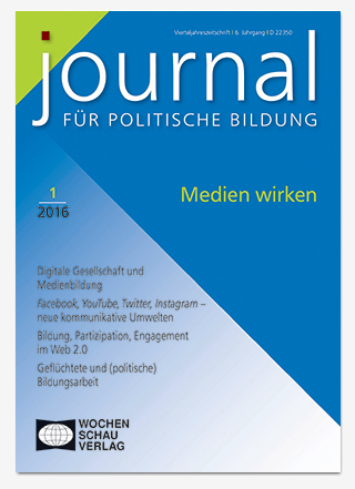 Aktuelle Ausgabe des "Journal für politische Bildung"